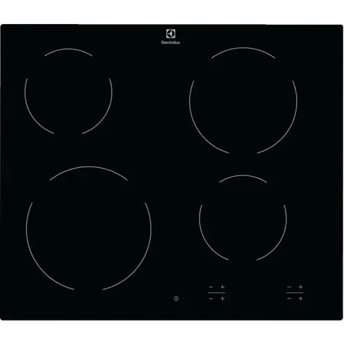 Electrolux EHF6240IOK Siyah Vitroseramik Elektrikli Ankastre Ocak