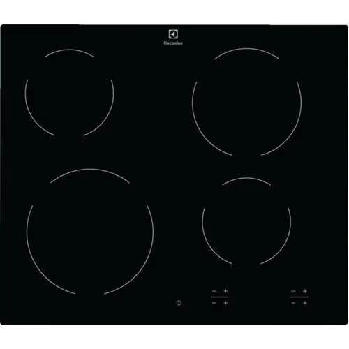 Electrolux EHF6240IOK Siyah Vitroseramik Elektrikli Ankastre Ocak