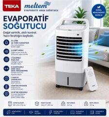 TEKA Meltem Evaporatif Soğutucu Havadar - Hava Serinletici - Taşınabilir Soğutucu