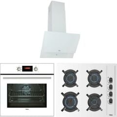 TEKA CHEF 8 ANKASTRE BEYAZ SET