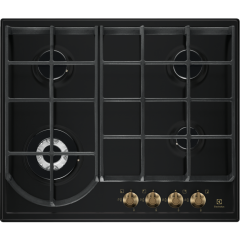 Electrolux EGH6343ROR Siyah Rustik Ankastre Ocak