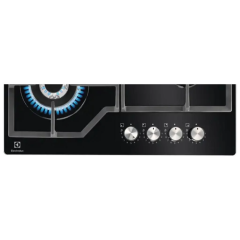 Electrolux KGG64362K Wok Gözlü Siyah Cam Ankastre Ocak