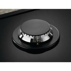 Electrolux KGG75362K Wok Gözlü Siyah Cam Ankastre Ocak