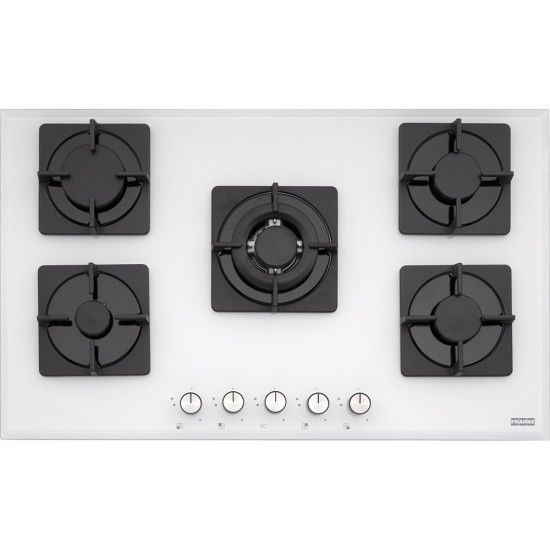 Franke Smart Linear Square FHNS 905 4G TC WH C White Glass Ocak