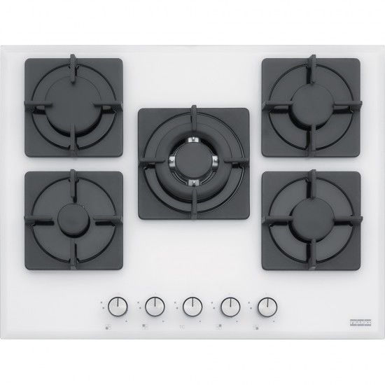 Franke Smart Linear Square FHNS 705 4G TC WH C White Glass Ocak