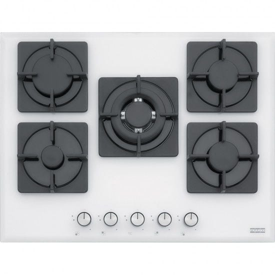 Franke Smart Linear Square FHNS 705 4G TC WH C White Glass Ocak