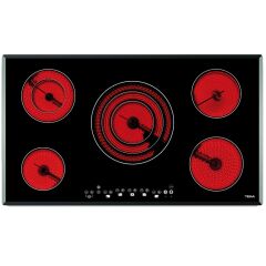 Teka TR 951 Siyah Cam Seramik Elektrikli Ankastre Ocak