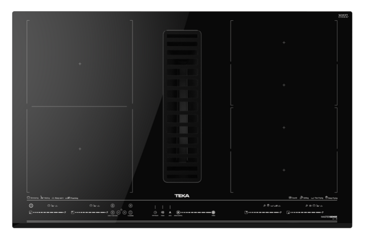 Teka AFF 87601 MST BK Entegre Davlumbazlı Indiksiyonlu Ankastre Ocak