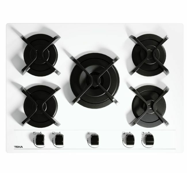 Teka GBC 75030 KBC WH (E5) Beyaz Cam Ankastre Ocak