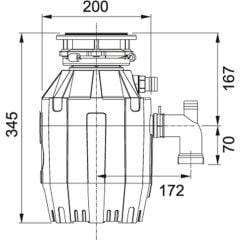 Franke TE-50 Çöp Öğütücü