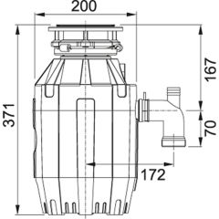 Franke TE-75 Çöp Öğütücü