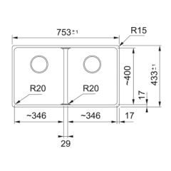 Franke Maris MRG 120-35-35 Oyster Eviye