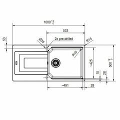 Franke Urban UBG 611-100 Sahara Eviye