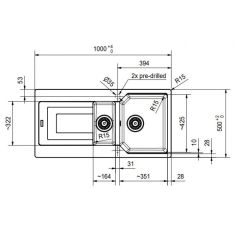Franke Urban UBG 651-100 Sahara Eviye