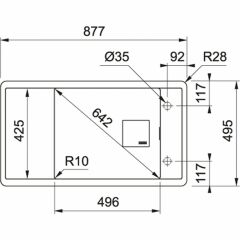 Franke Fresno FSG 611-88 Nero Eviye