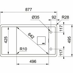 Franke Fresno FSG 611-88 Stone Grey Eviye