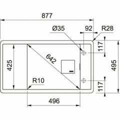 Franke Fresno FSG 611-88 Bianco Eviye