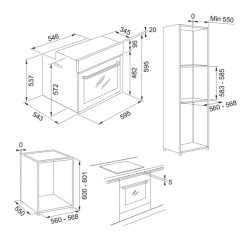Franke FMY 99 P XS Siyah/Siyah Çerçeve Fırın