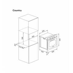 Franke FCO 86 H MB Matt Black Fırın