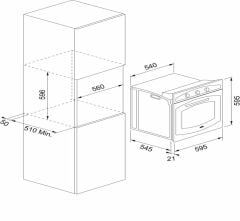 Franke FCO 86 H Nero Fırın