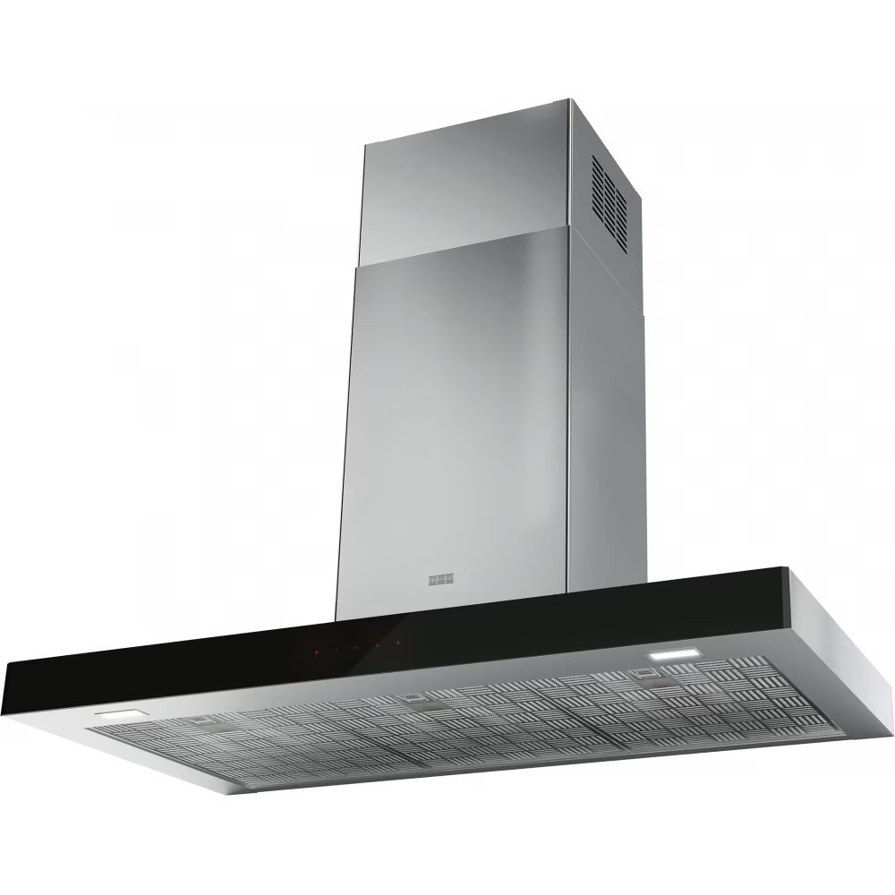 Franke FCR 925 TC BK/XS NG/900 Siyah Cam İnox Davlumbaz
