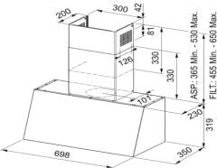 Franke FCO 70 PW/G Krem Davlumbaz