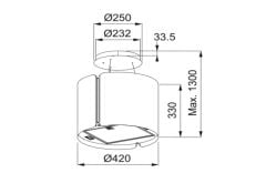 Franke FSMS F42 WH MATT Beyaz Davlumbaz