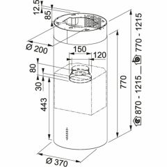 Franke FTU PLUS 3707 I XS İnox Davlumbaz