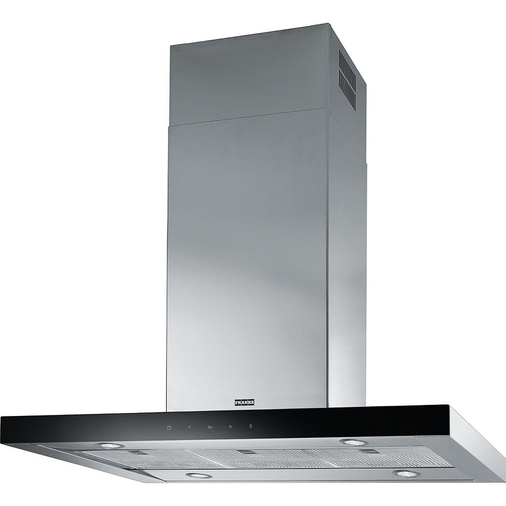 Franke FCR 925 I TC BK XS Siyah Cam Çerçeve İnox Davlumbaz