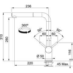 Franke Active Spiralli Armatür