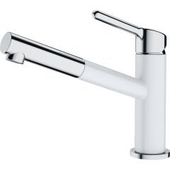Franke Orbit Spiralli Beyaz/Krom Batarya