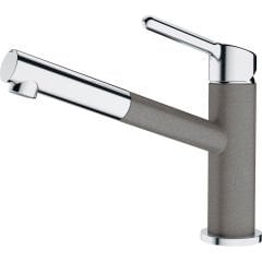 Franke Orbit Spiralli Stone Grey/Krom Batarya