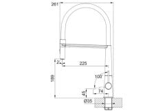 Franke Icon Duşlamalı Matt Black Armatür