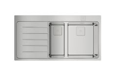 Teka ZENIT RS15 1½B 1D Sol Damlalıklı Çelik Eviye