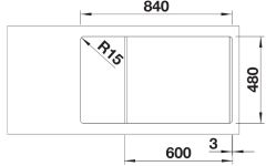 BLANCO LEGRA XL 6 S SİYAH EVİYE