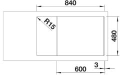 BLANCO LEGRA XL 6 S SOFT BEYAZ EVİYE