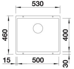 BLANCO SUBLINE 500-U TARTUFO EVİYE