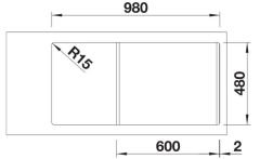 BLANCO SONA XL 6 S SOFT BEYAZ EVİYE