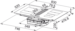 FRANKE FMA 8381 R HI DAVLUMBAZLI İNDÜKSİYONLU OCAK