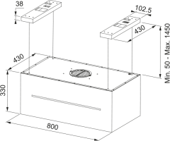 FRANKE FMAS BK EXTRA MATT F 80 KL SİYAH ADA DAVLUMBAZ