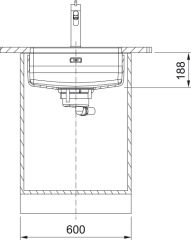 Franke Maris Quiet MQX 110-50 Çelik Eviye