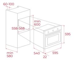 TEKA HAK 625 ST GRİ FIRIN