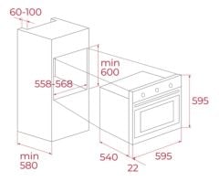 TEKA HAK 625 ST GRİ FIRIN