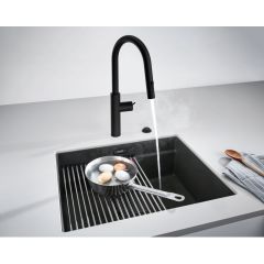 FRANKE KUBUS 2 KNG 110-52 MAT SİYAH EVİYE