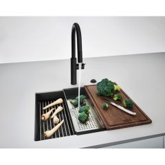 FRANKE KUBUS 2 KNG 110-52 MAT SİYAH EVİYE