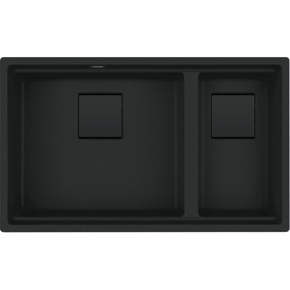 FRANKE KUBUS 2 KNG 160-46-21  MAT SİYAH EVİYE