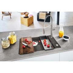 FRANKE KUBUS 2 KNG 110-62 SLATE GRİ EVİYE