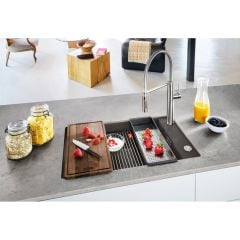 FRANKE KUBUS 2 KNG 110-62 SLATE GRİ EVİYE