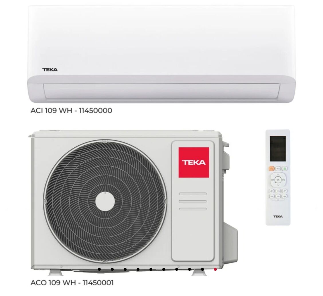 TEKA ACI 109 WH 12-18 m² Oda için Duvar Tipi Klima 9.000 BTU/h