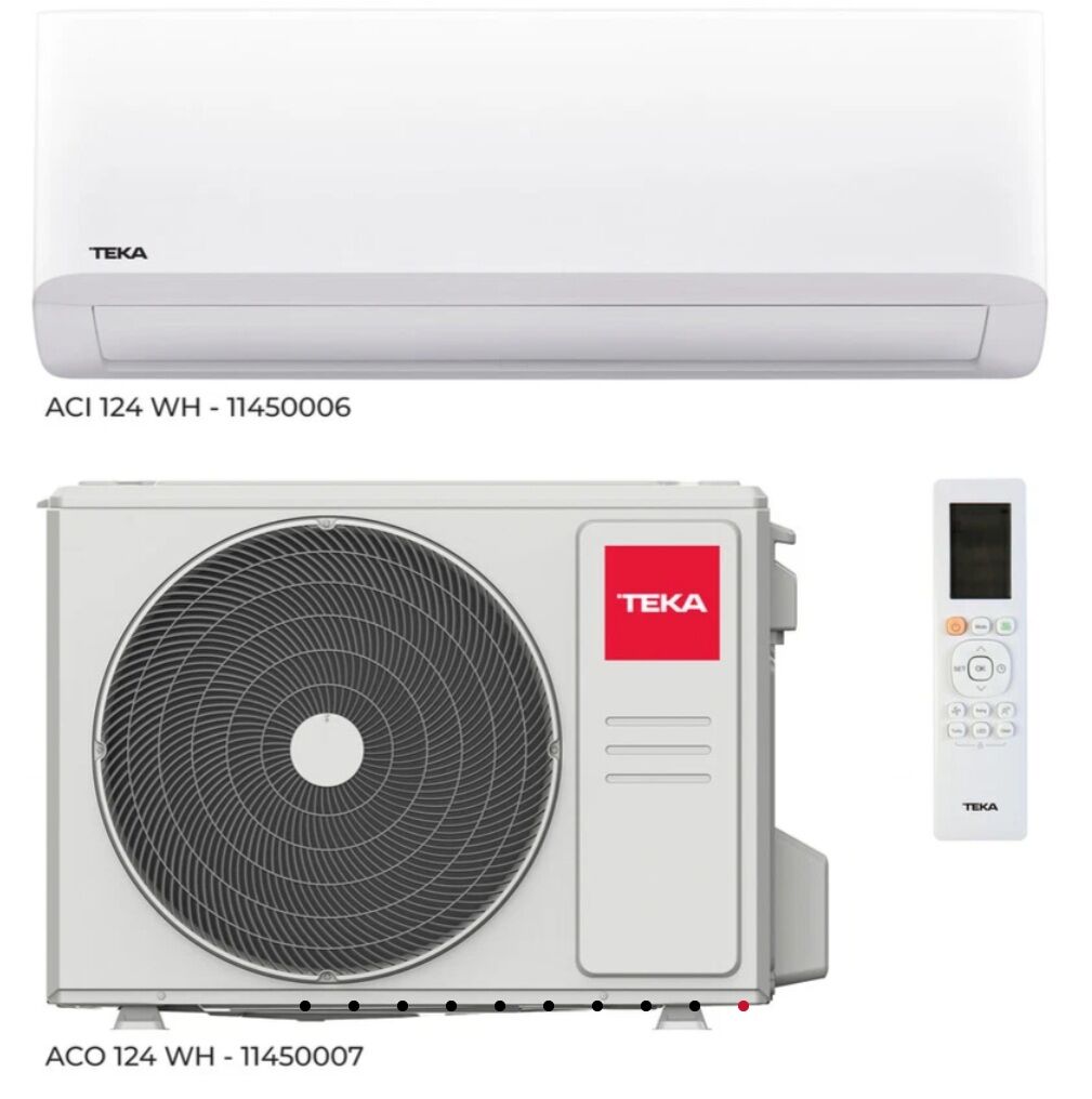 TEKA ACI 124 WH 32-47 m² Oda için Duvar Tipi Klima 24.000 BTU/h